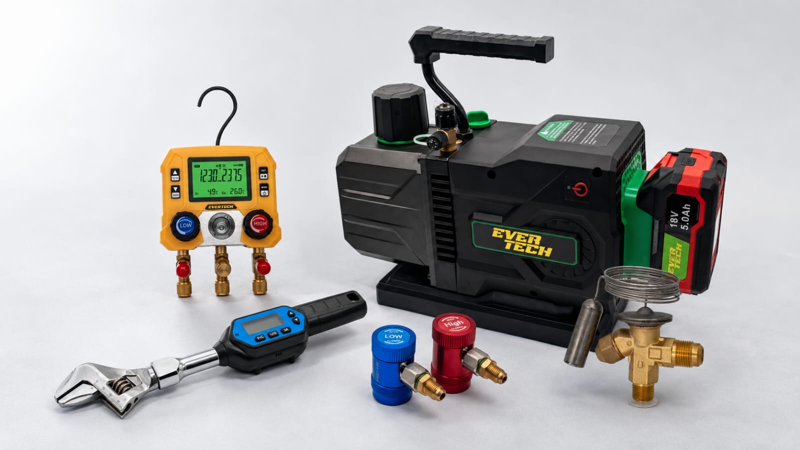 Herramientas y equipos de refrigeración Evertech