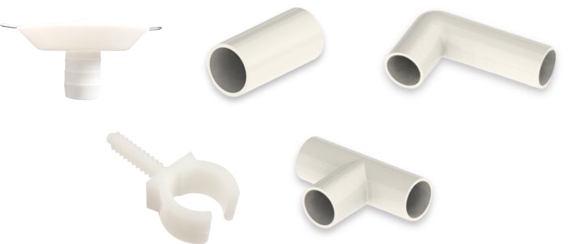 KIT CONECCIONES DESAGOTE PLASTICO